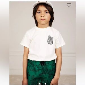 Mini Rodini Tiger T-shirt Yellow size 6-7years